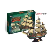 Пазл Cubic Fun Тривимірна головоломка-конструктор Іспанська Армада Сан Феліпе (T4017h) - 4