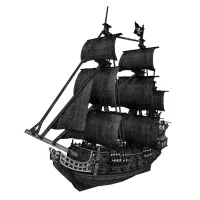 Пазл Cubic Fun Тривимірна головоломка-конструктор Корабель Чорної Бороди "Помста Королеви Анни" (T4018h) - 2