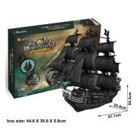 Пазл Cubic Fun Тривимірна головоломка-конструктор Корабель Чорної Бороди "Помста Королеви Анни" (T4018h) - 5