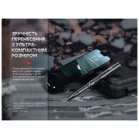 Тактична ручка Fenix T6 з ліхтариком Black (T6-Black) - 11