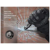 Тактична ручка Fenix T6 з ліхтариком Black (T6-Black) - 8