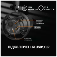Мікрофон Fifine T688 USB/XLR Black (T688) - 7