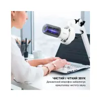 Мікрофон Fifine T688W USB/XLR White (T688W) - Зображення 11