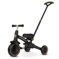 Дитячий велосипед QPlay Stager 3 в 1 з ручкою, біговел, Black (T80STAGERBlack) - Зображення 1