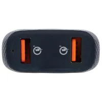 Зарядний пристрій Gembird 2 port 36W QC3.0 (TA-U2QC3-CAR-01) - Изображение 2