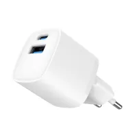 Зарядний пристрій Gembird 1xUSB-C PD20W + 1xUSB QC3.0 white (TA-UC-PDQC20-W-01) - Зображення 4