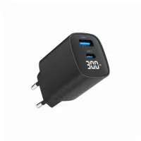 Зарядное устройство Gembird 1xUSB-A (QC3.0 18W) + 1 Type-C (PD20W) LCD black (TA-UC-PDQC30LCD-BK-01) - Изображение 4