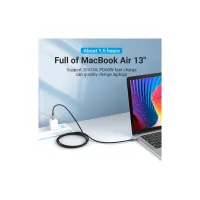 Дата кабель USB-C to USB-C 2.0m aluminum gray Vention (TADHH) - Зображення 6