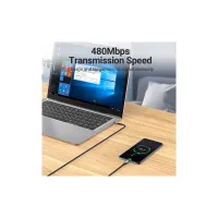 Дата кабель USB-C to USB-C 2.0m 5A aluminum gray Vention (TAEHH) - Изображение 8