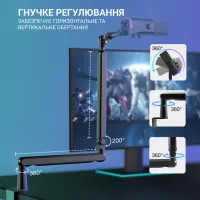 Мікрофон Fifine TAM8 USB Black (TAM8) - 4