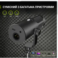 Мікрофон Fifine Tank 3 USB/XLR Black (Tank3) - 8
