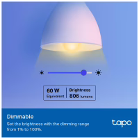 Розумна лампочка TP-Link Tapo L530E (2-Pack) N300 (TAPO-L530E-2-PACK) - Image 6