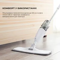 Пилосос Deerma Spray Mop White (TB500) - Зображення 7