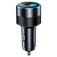Зарядний пристрій Choetech car 2хUSB-C+USB-A 130W QC3.0/PD/PPS black (TC0011-BK) - 3