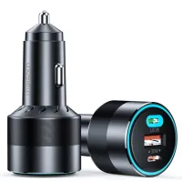 Зарядний пристрій Choetech car 2хUSB-C+USB-A 130W QC3.0/PD/PPS black (TC0011-BK) - 4