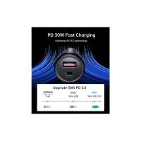 Зарядний пристрій Choetech USB-C+USB-A 60W QC3.0/PD/PPS black (TC0014-BK) - 6