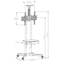 Стійка презентаційна Vinga TFS-W0564B1 - 12