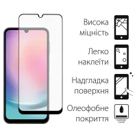 Скло захисне Dengos Full Glue Samsung Galaxy A24 5G (TGFG-271) - 2