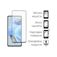 Скло захисне Dengos Full Glue Xiaomi Redmi Note 12 Pro 5G/12 Pro+ 5G (black) (TGFG-294) - 2