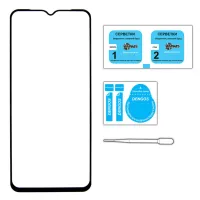 Скло захисне Dengos Full Glue Nokia C32 (black) (TGFG-306) - 3