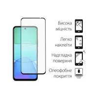 Скло захисне Dengos Full Glue Xiaomi Redmi 13 4G (black) (TGFG-361) - 2
