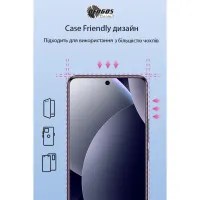 Стекло защитное Dengos Full Glue Xiaomi Redmi Note 15 Pro 5G Black (TGFG-427) - Изображение 3