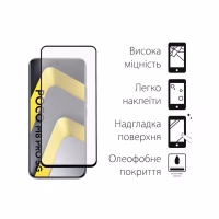 Скло захисне Dengos Full Glue POCO M8 Pro 5G Black (TGFG-429) - Image 2