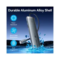 Концентратор Vention USB-C 7-in-1 USB-C PD + USB 3.2 + USB 3.0 + USB 2.0 + RJ45 + SD/TF + HDMI 0.15m (TGUHB) - Изображение 9