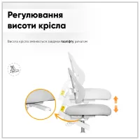 Парта з кріслом ErgoKids TH-330 W/G + Y-208 G - 7
