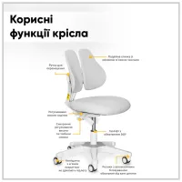 Парта з кріслом ErgoKids TH-330 W/G + Y-208 G - 8