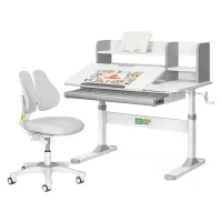 Парта з кріслом ErgoKids TH-330 W/G + Y-208 G - 1