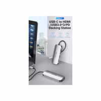 Концентратор Vention USB 3.1 Type-C to HDM/USB 3.0х3//PD 100W 5-in-1 (THFHB) - Image 5