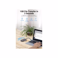 Концентратор Vention USB 3.1 Type-C to HDM/USB 3.0х3//PD 100W 5-in-1 (THFHB) - Image 9