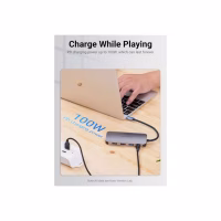 Концентратор Vention USB 3.1 Type-C to HDM/USB 3.0х3//PD 100W 5-in-1 (THFHB) - Image 10