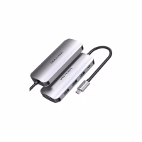Концентратор Vention USB 3.1 Type-C to HDM/USB 3.0х3//PD 100W 5-in-1 (THFHB) - Image 1