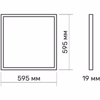 Світильник TITANUM 40W 6500K 220V PRISMATIC (TL-PR406W) - Image 4