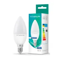 Лампочка TITANUM Filament C37 4W E14 4100K (TLFC3704144) - Зображення 1
