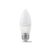 Лампочка TITANUM C37 6W E27 4100K 220V (TLС3706274) - Зображення 1