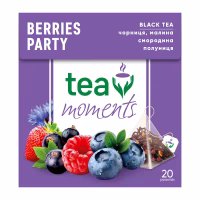 Чай Tea Moments Berries Party черный 20х1.8 г пирамидки (tm.00230) - Image 1