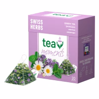 Чай Tea Moments Swiss Herbs зелений 20х1.7 г пірамідки (tm.02944) - Image 2
