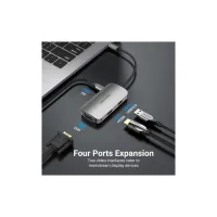 Концентратор Vention USB3.1 Type-C --> HDMI/VGA/USB 3.0/PD 100W Hub 4-in-1 (TOAHB) - Изображение 4