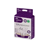 Наповнювач для туалету Velvet Paw TOFU з бентонітом, оригінальний (2 мм) 2.6 кг (TOF70021) - 1