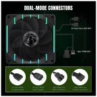 Кулер до корпусу Gamemax Tornado T12 ARGB - 10