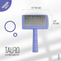 Гребінець для тварин Tauro Pro Line teeth 20 мм фіолетовий (TPLY63479) - 4