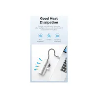 Концентратор VENTION USB 3.1 Type-C to HDMI 4K60Hz/USB 3.0x3/PD 100W 5-in-1 (TQDHB) - 7