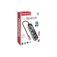Концентратор Promate USB-C 7-in-1 Promate transhub-lite (transhub-lite) - 9