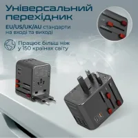 Зарядний пристрій Promate tripmate-36w.black - Зображення 3