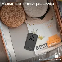 Зарядний пристрій Promate tripmate-gan70r - 11