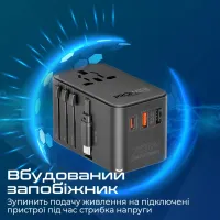 Зарядний пристрій Promate tripmate-gan70r - 10