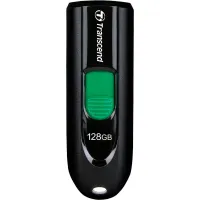 USB флеш накопичувач Transcend 128GB JetFlash 790C Black USB 3.1 (TS128GJF790C) - 1